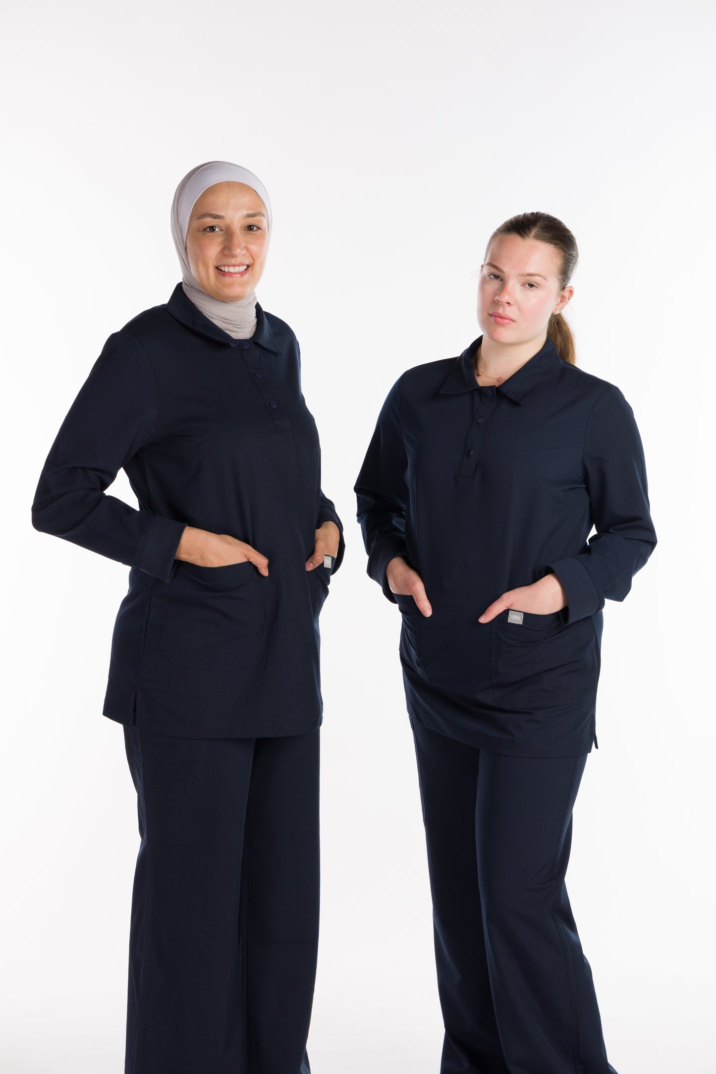 Women’s Deep Ocean Blue Scrubs Set