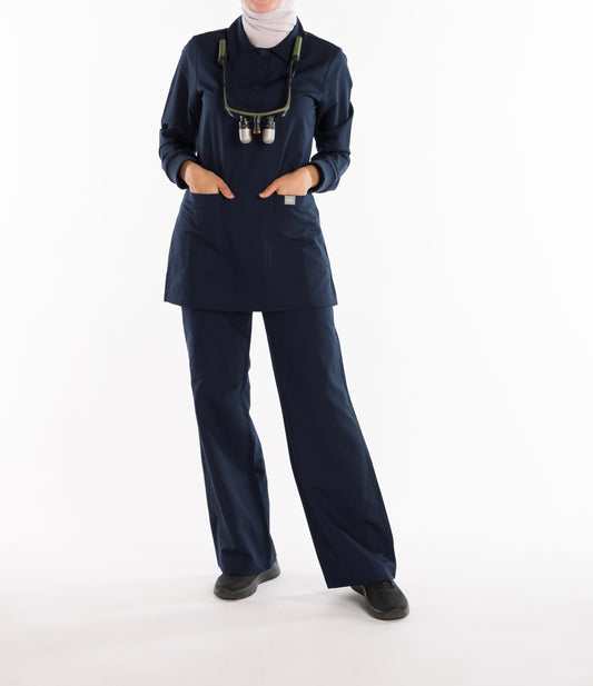 Women’s Deep Ocean Blue Scrubs Set