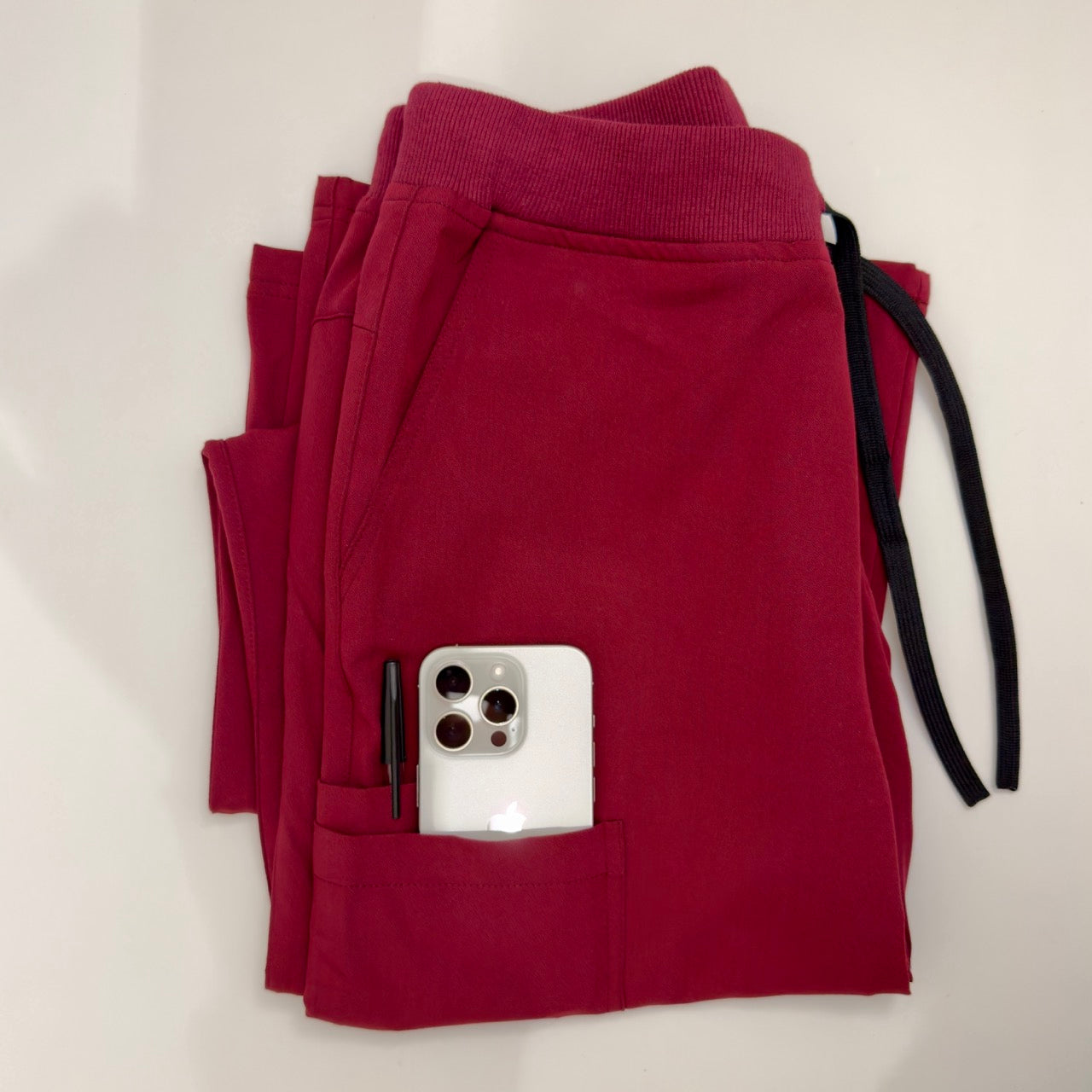 Women’s Dark Cherry Scrubs Set